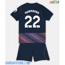 Camisa de time de futebol Tottenham Hotspur Omar Marmoush #22 Replicas 2º Equipamento Infantil 2026-27 Manga Curta (+ Calças curtas)